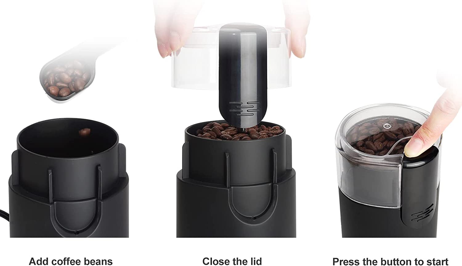 Coffee Grinder, Electric Burr Coffee Grinder, Perfect Grinder for Coff –  Kaffa Abode