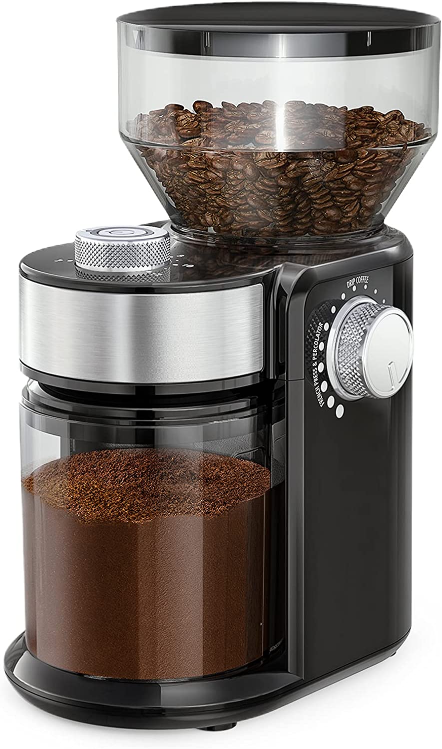 Mr. Coffee 12 Cup Electric Coffee Grinder with Multi Settings, Black, –  Kaffa Abode