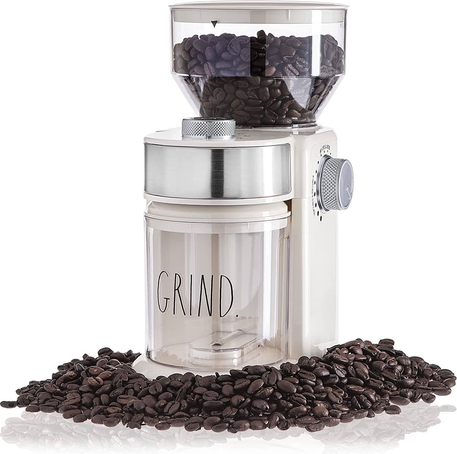 Kaffe Electric Burr Coffee Grinder Stainless Steel - 4.5 oz – Adorned Grace