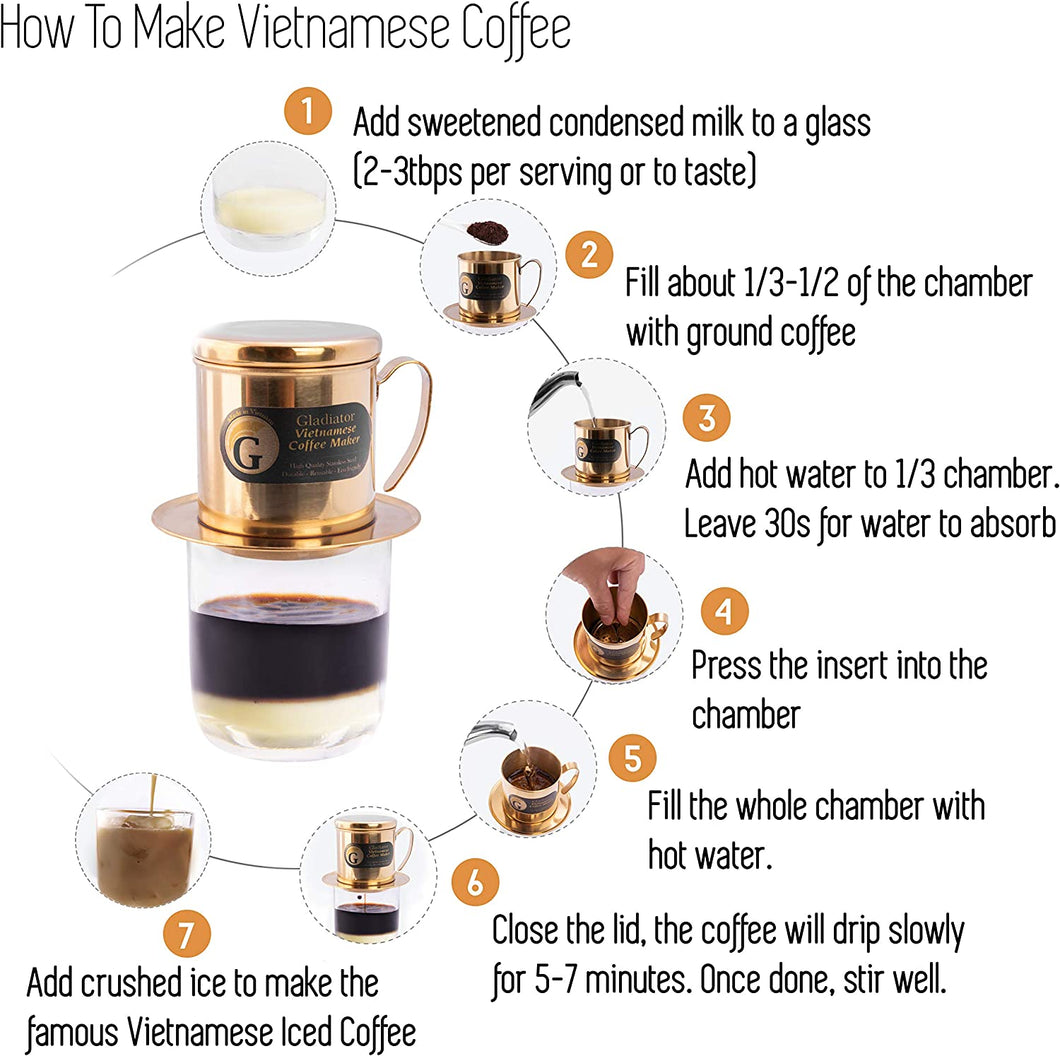 Vietnamese Phin Filter Coffee Maker