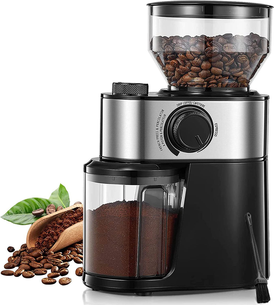 Electric Coffee Grinder, FOHERE Burr Coffee Bean Grinder with 18