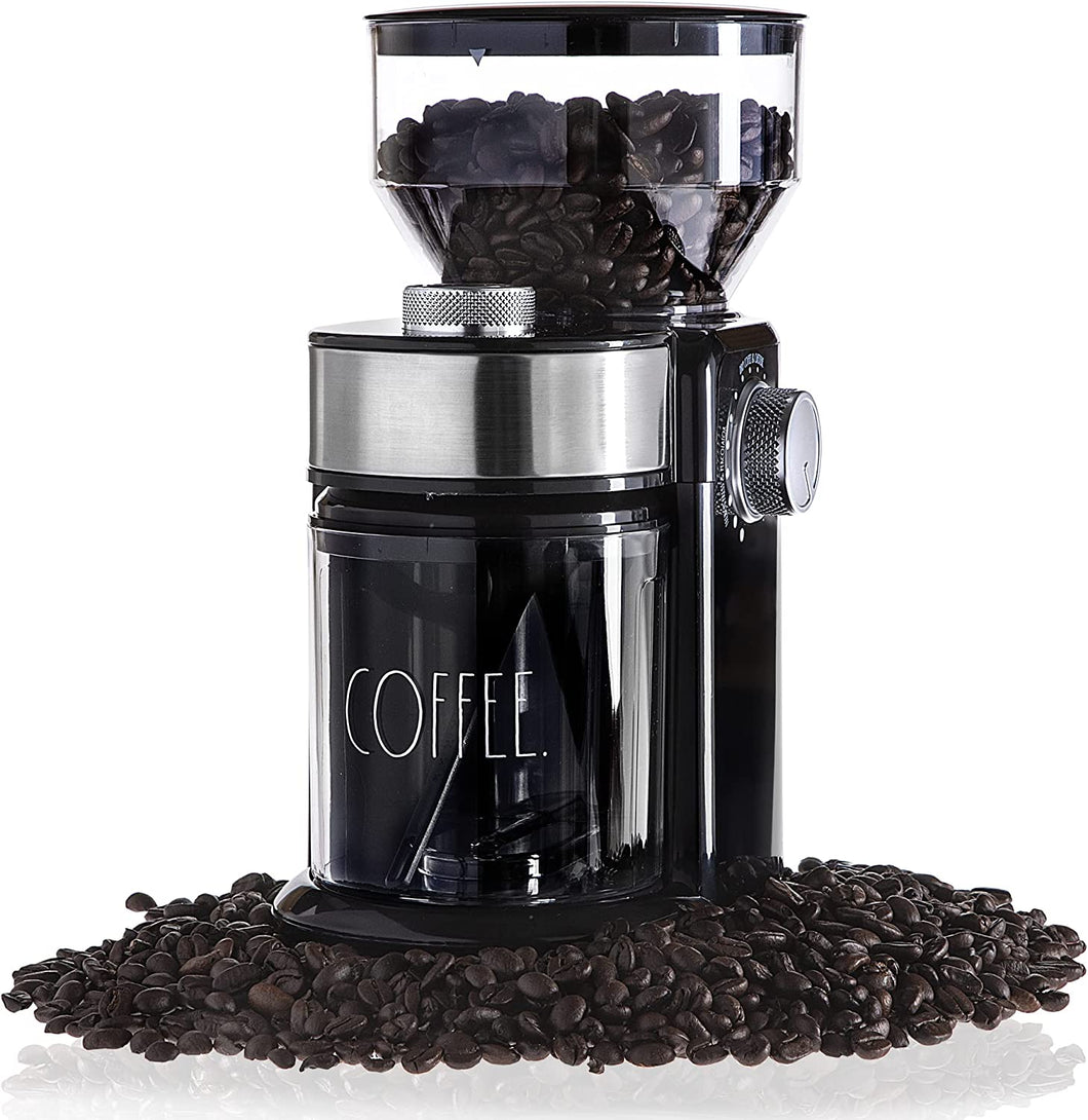 Coffee Grinder, Electric Burr Coffee Grinder, Perfect Grinder for Coffee,  French Press, Espresso, and Drip Coffee 18 Grinding Settings, Electric