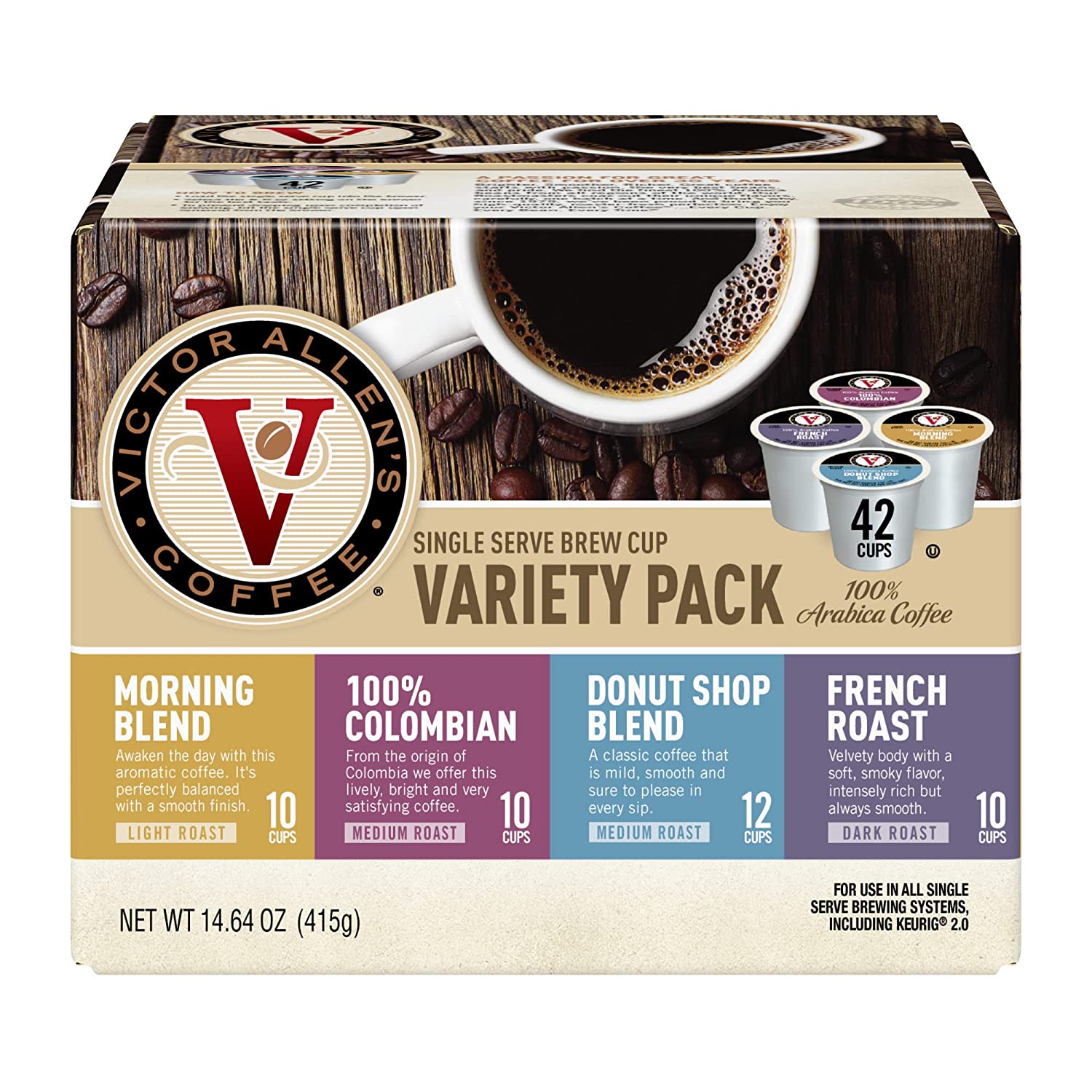 Victor Allen's Coffee Favorites Variety Pack Single Serve Coffee