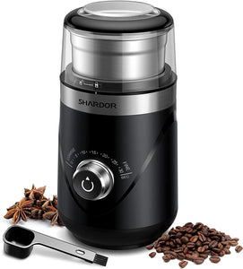 SHARDOR Adjustable Coffee Grinder Electric, Herb Grinder, Spice