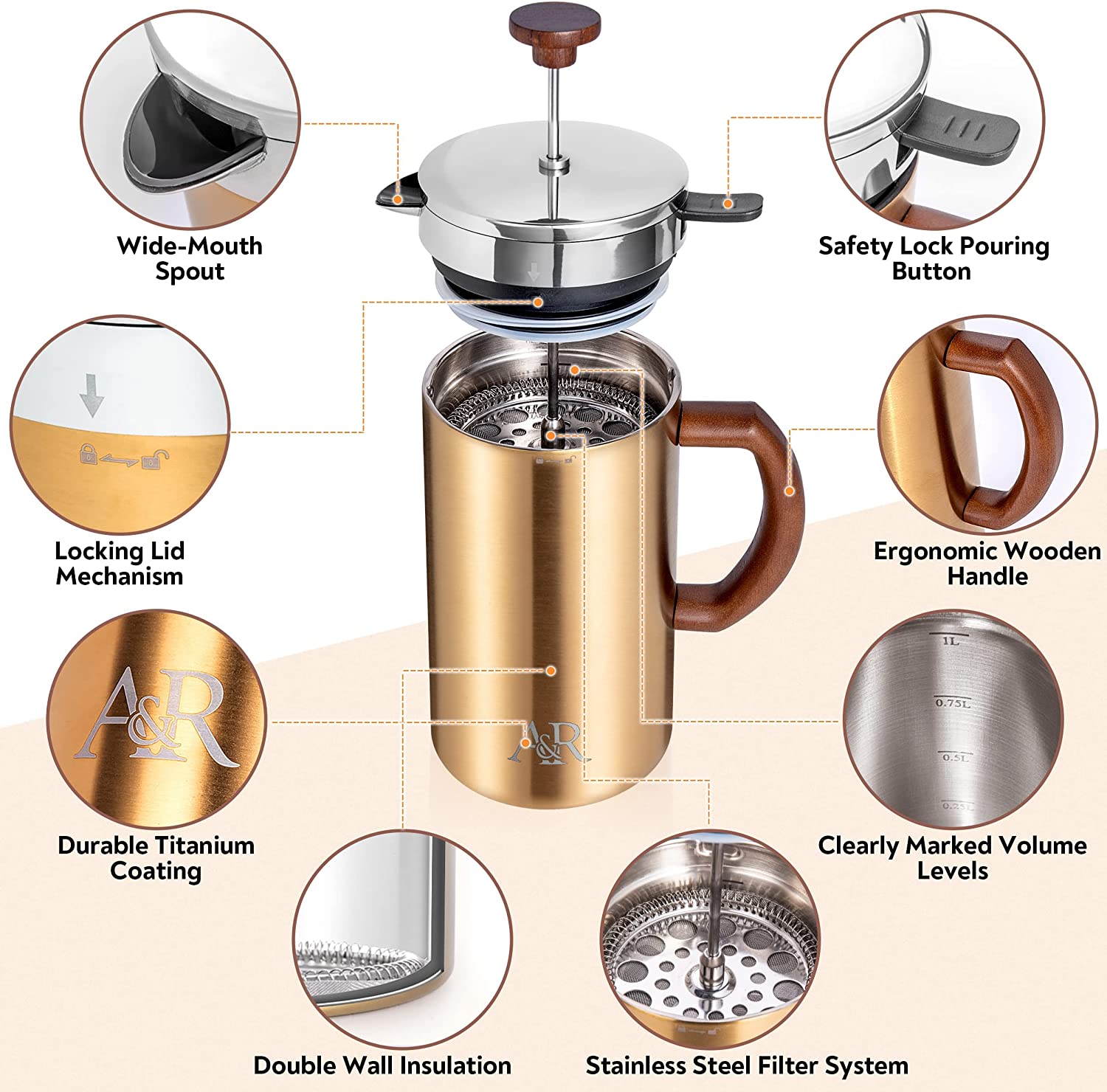 Camp French Presses & Coffee Presses